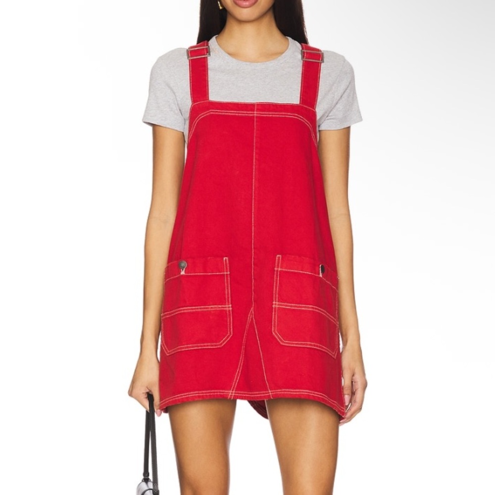 NWOT Free People Overall Smock Mini